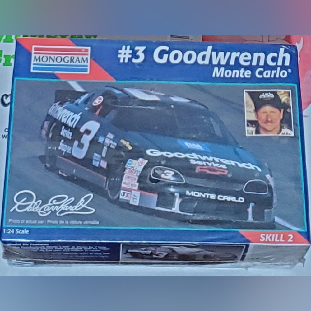 Vintage Dale Earnhardt Sr. Nascar Monte Carlo Model Car Kit